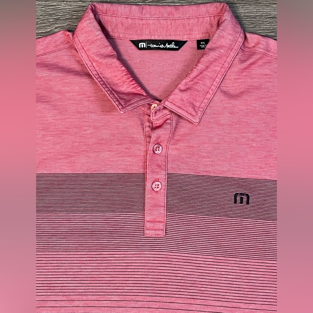Travis Mathew Men’s XXL Short Sleeve Golf Polo - Picture 4 of 6